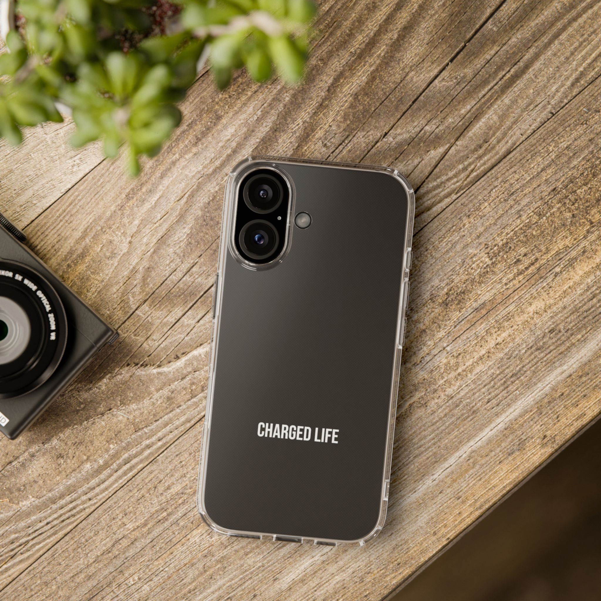 Charged Life Clear Phone Case | Electric Vehicle  Lifestyle iPhone Case