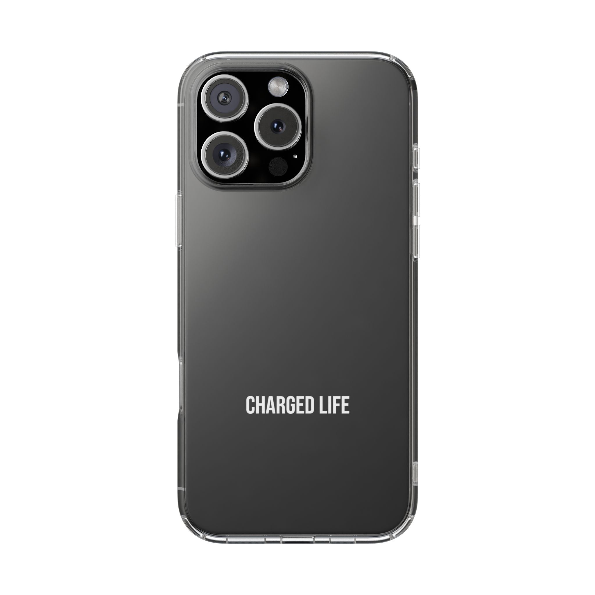 Charged Life Clear Phone Case | Electric Vehicle  Lifestyle iPhone Case