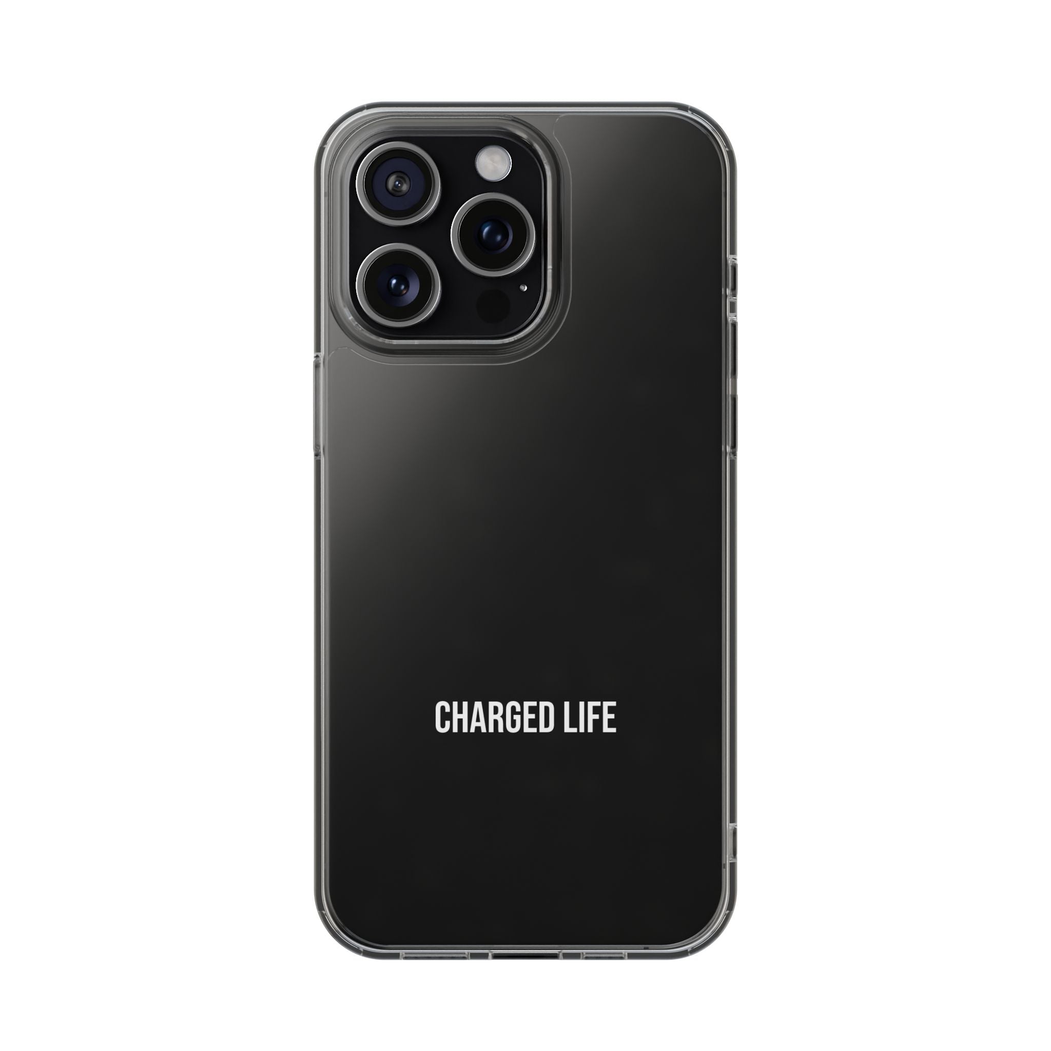 Charged Life Clear Phone Case | Electric Vehicle  Lifestyle iPhone Case