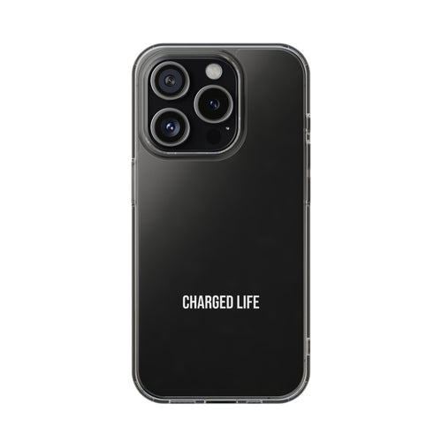 Charged Life Clear Phone Case | Electric Vehicle  Lifestyle iPhone Case