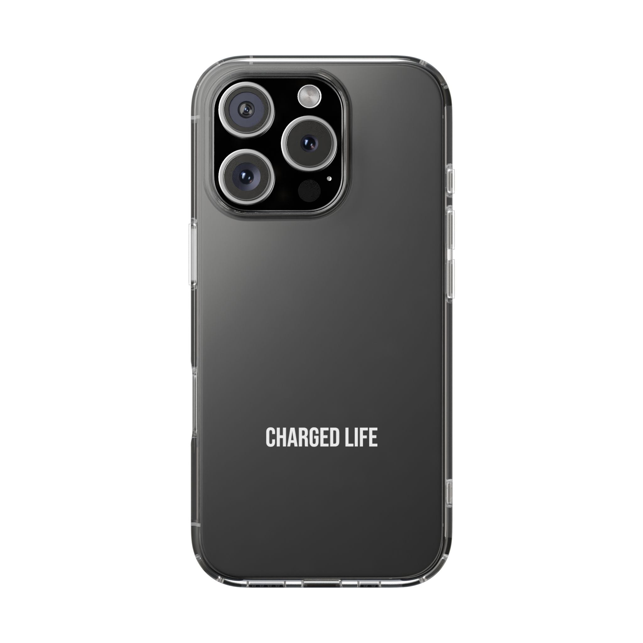 Charged Life Clear Phone Case | Electric Vehicle  Lifestyle iPhone Case