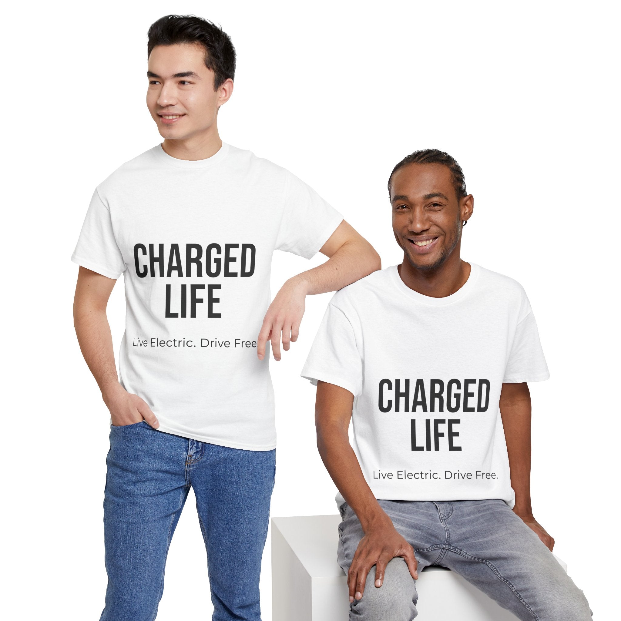 Charged Life Unisex T-Shirt | Electric Vehicle Lifestyle Tee
